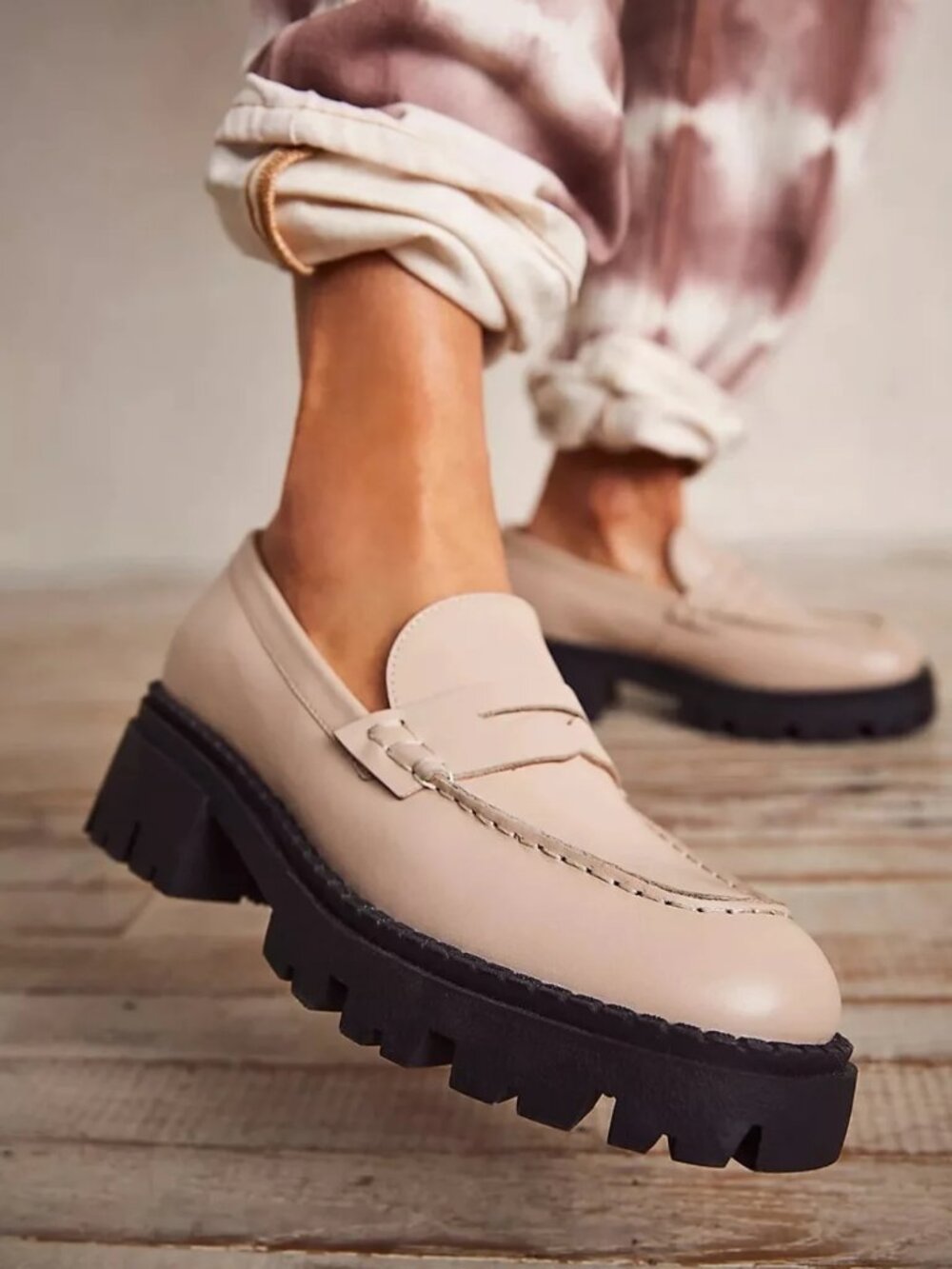 Free People Lyra Lug Sole Loafer